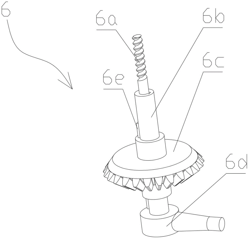 Inner cavity drilled multi-cutter machining device