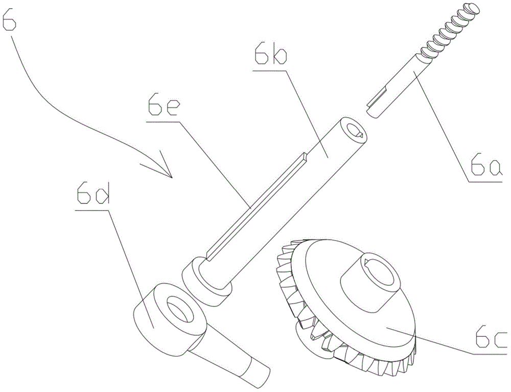 Inner cavity drilled multi-cutter machining device