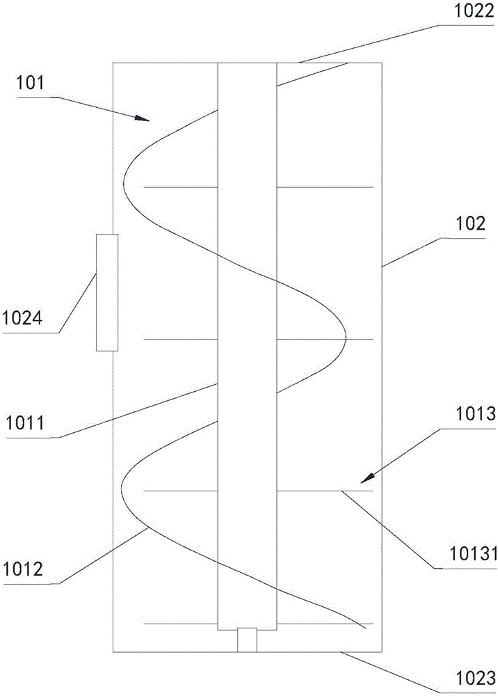 Unpowered purification device for gas particulate matter