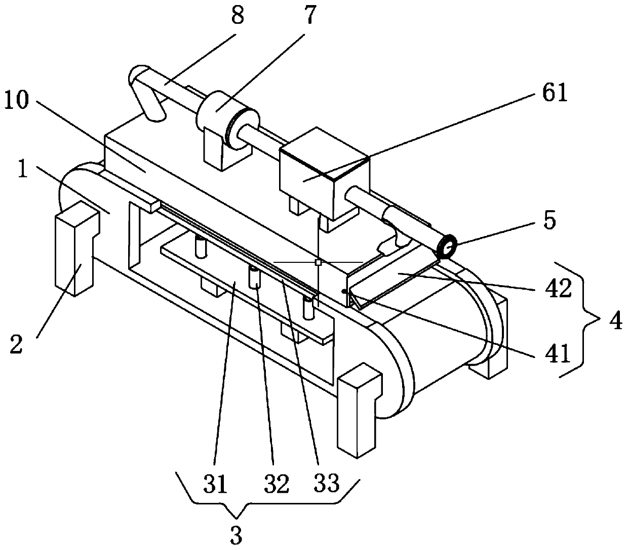 Drying device for plastic product recycling