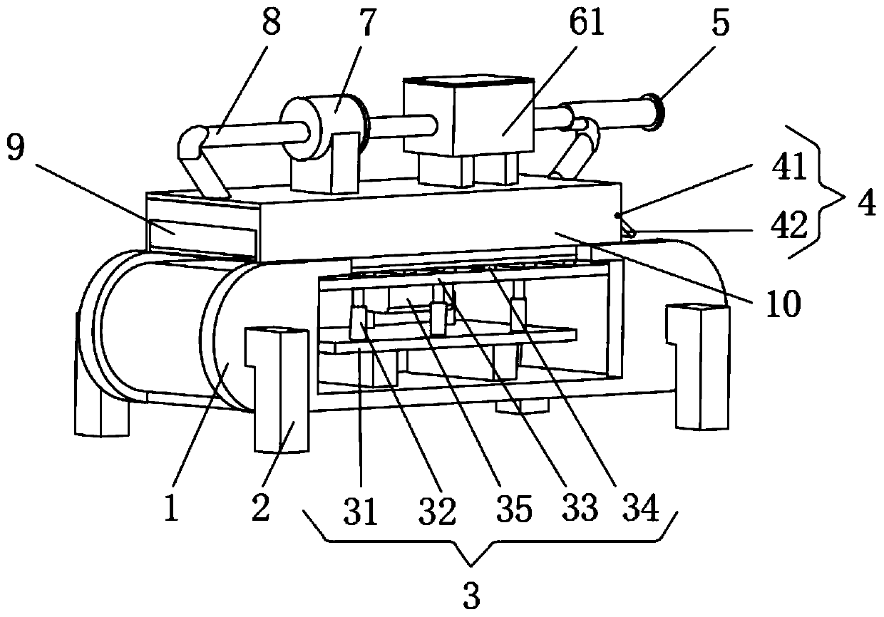 Drying device for plastic product recycling