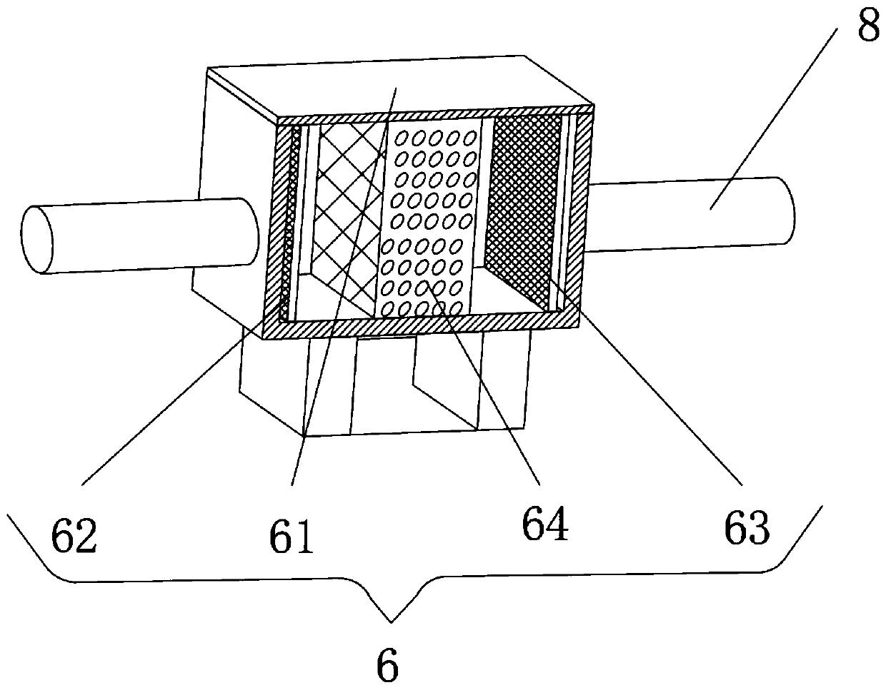 Drying device for plastic product recycling