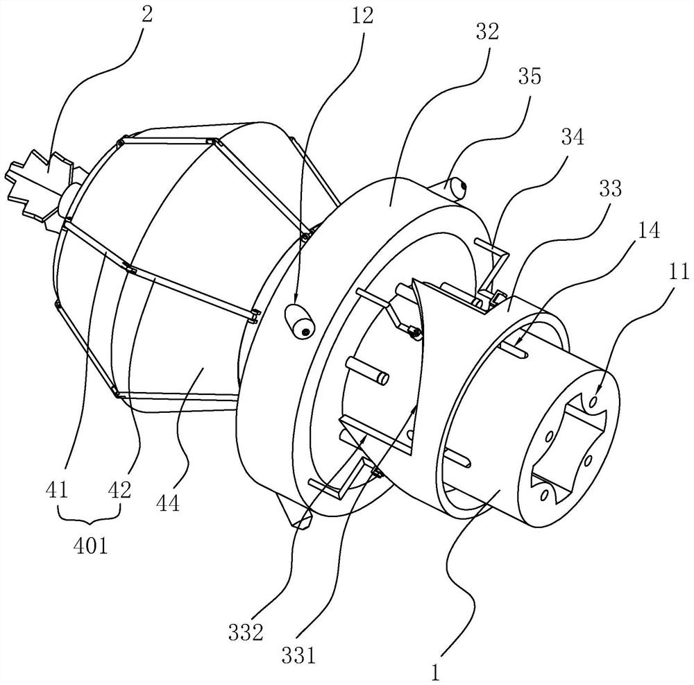 Municipal drainage pipeline dredging device