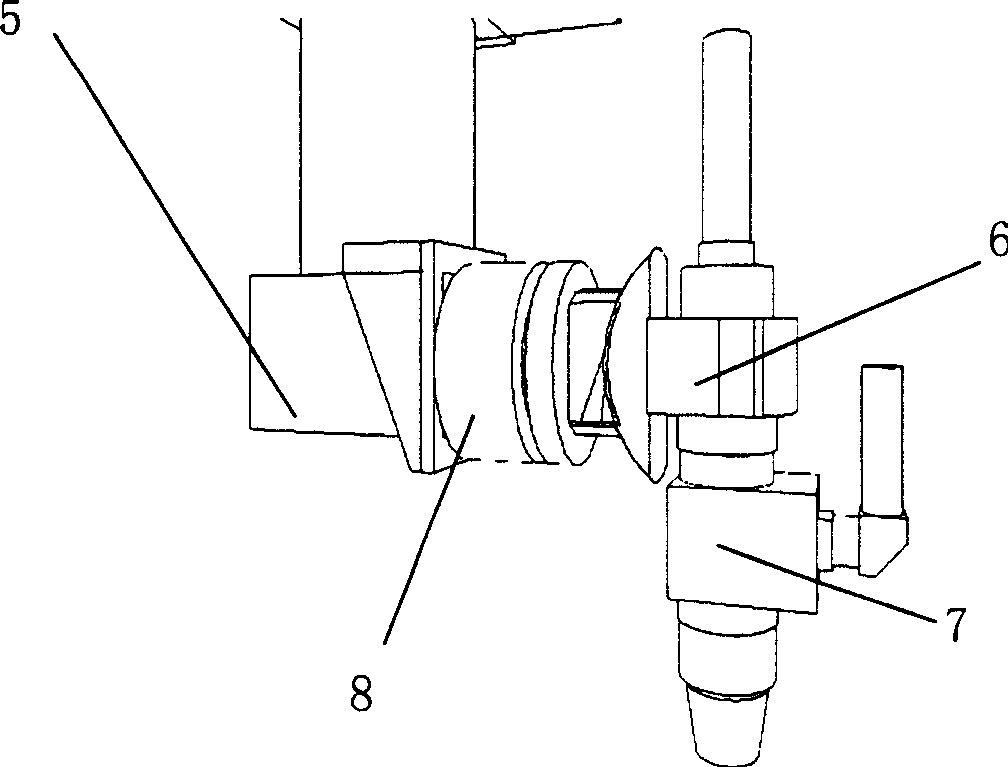 Embedded laser flexible machining process simulating method