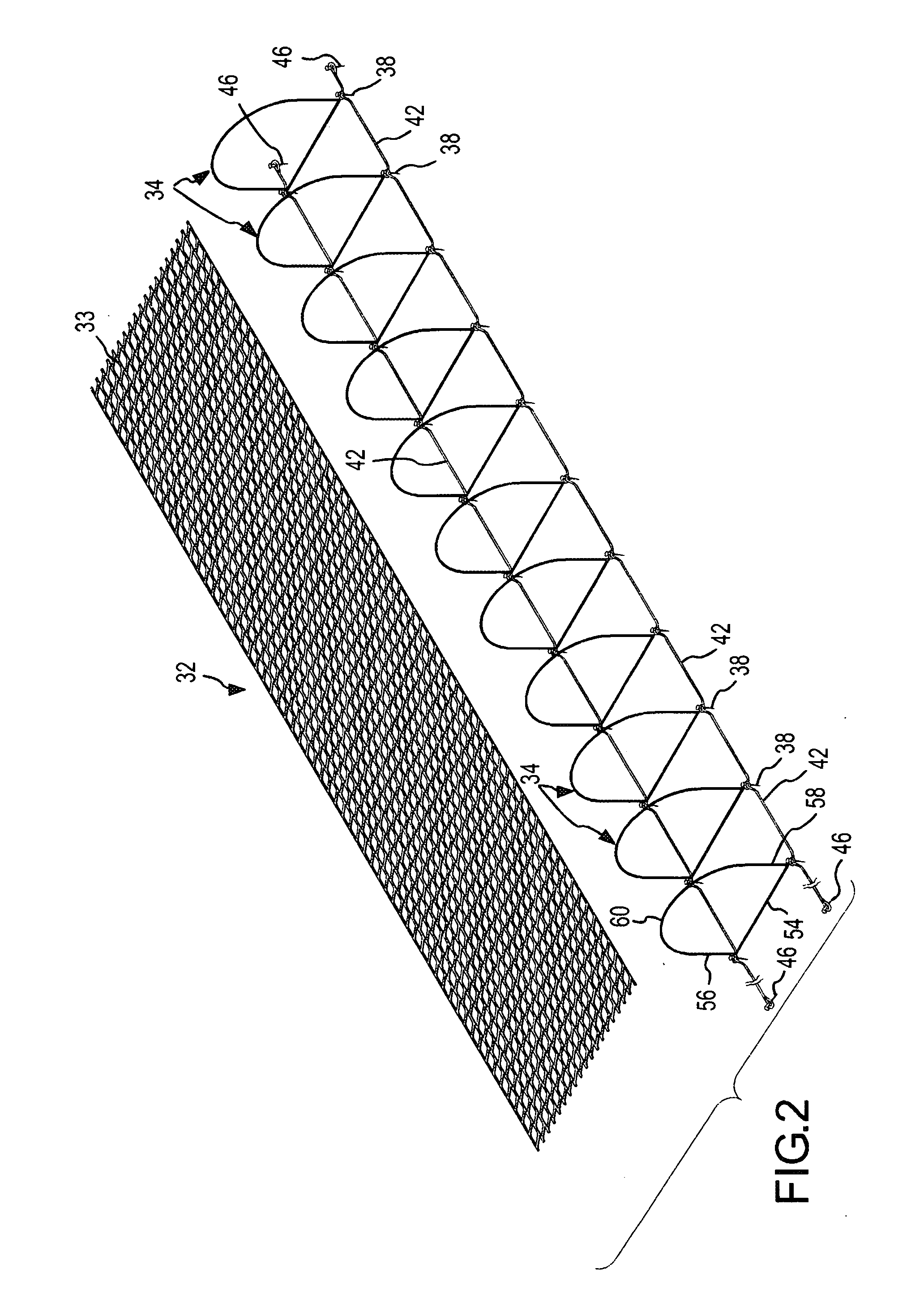 Apparatus and method for efficiently fabricating, dismantling and storing a porous tubular windblown particle control device