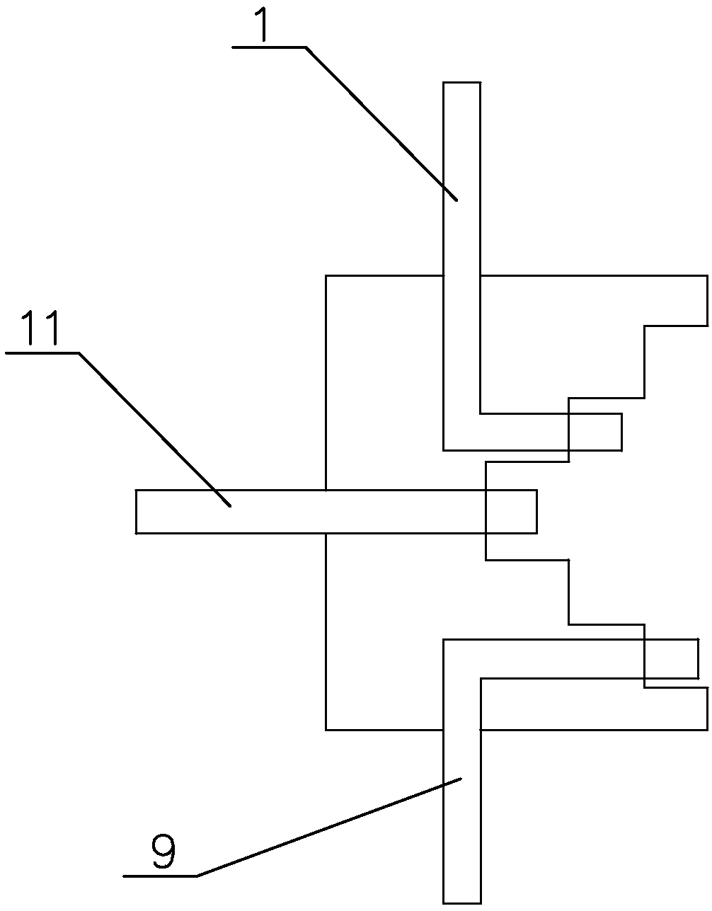 Preparation method for oxygen permeation-hydrogen permeation-reaction three-effect tubular membrane reactor for partial methane oxidation hydrogen production