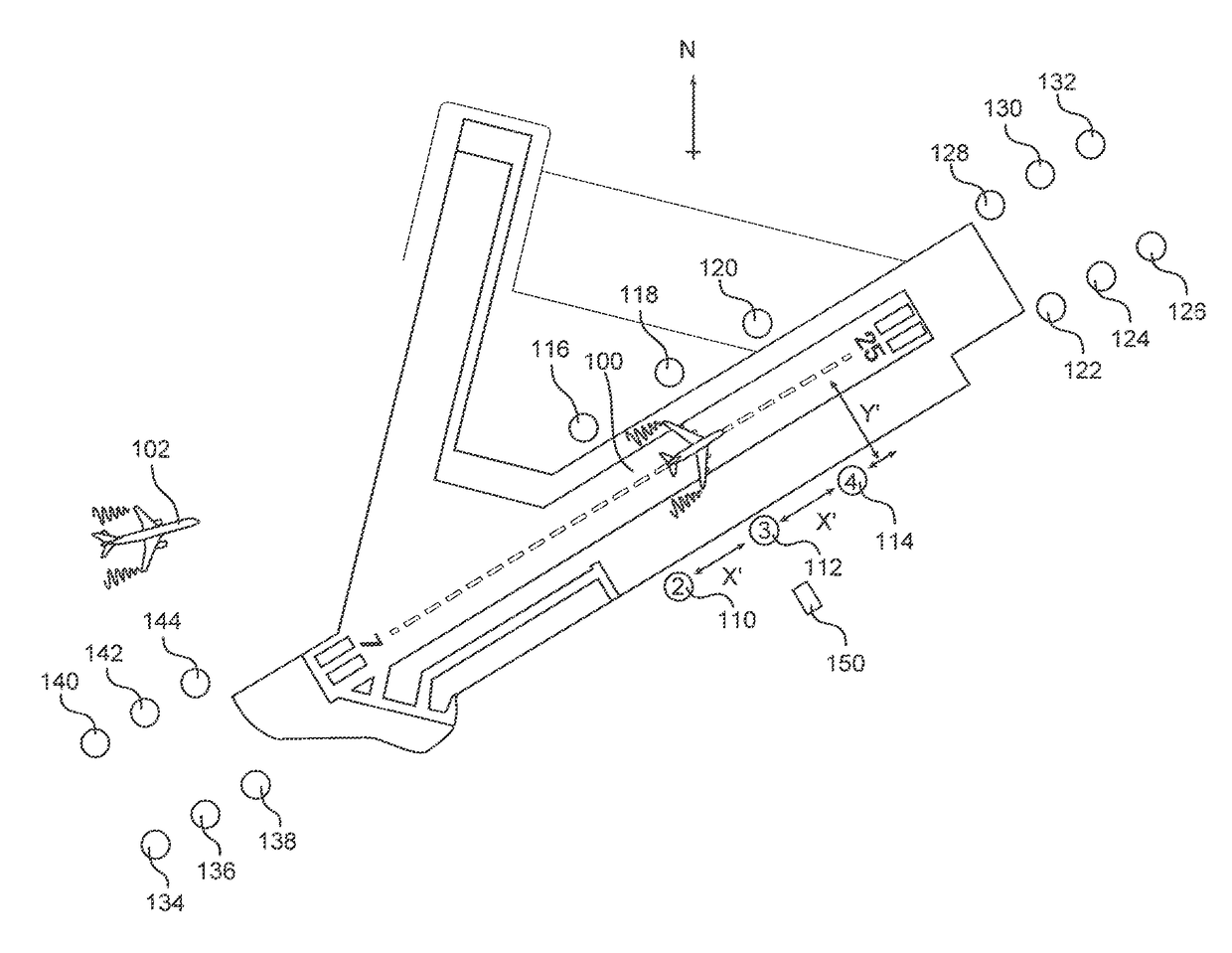 Wake vortex avoidance system and method