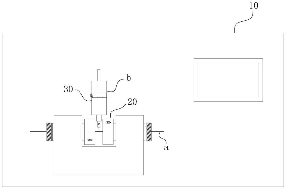 A winding wire insulation layer ring cutting device and a ring cutting system using the device