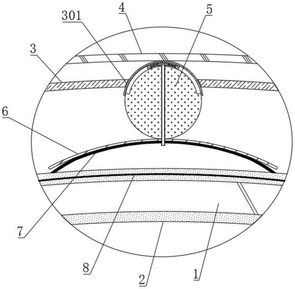 A self-opening heat-contacting car steering wheel heating pad