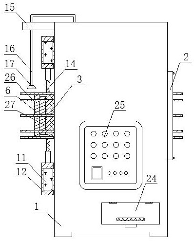 Anti-deformation welding device for cage frame and using method of welding device