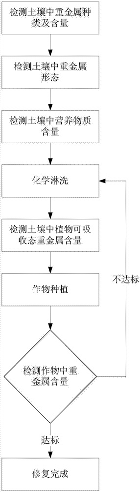 Treatment method for heavy metal contaminated farmland