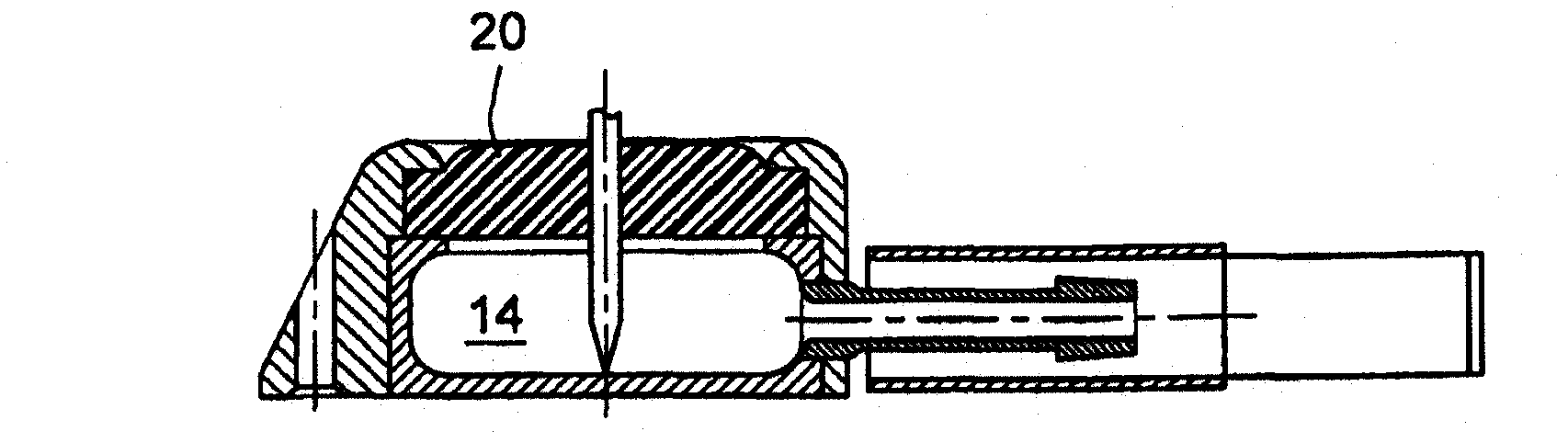 Needle for subcutaneous port