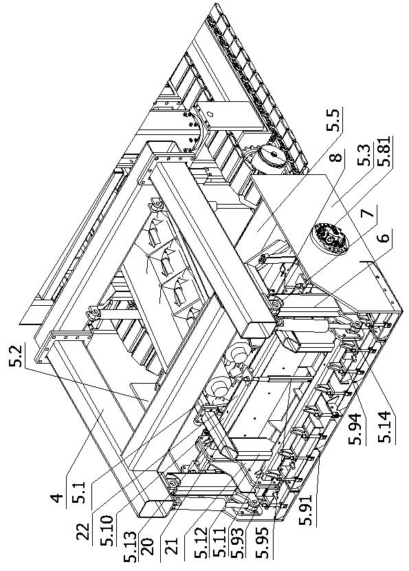 Zero-clearance rear-mounted mold slip form paver