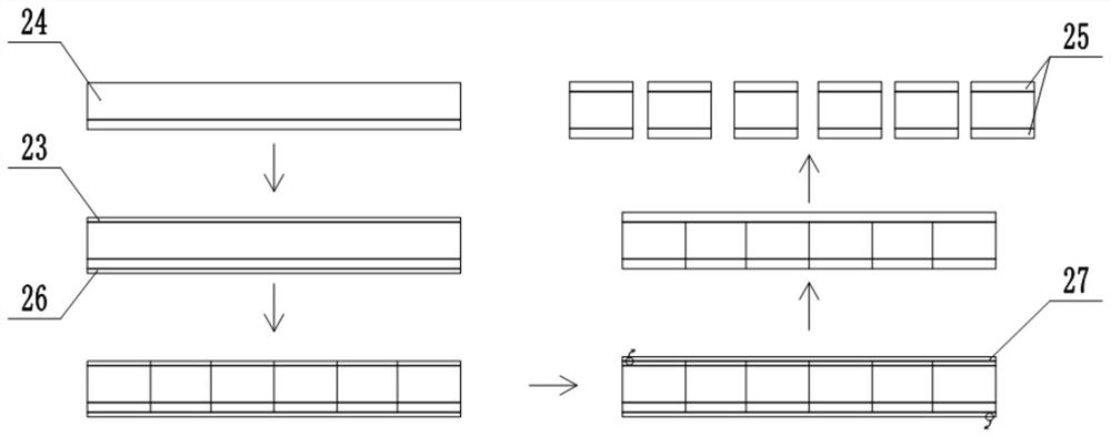 Double-sided adhesive die-cutting production equipment