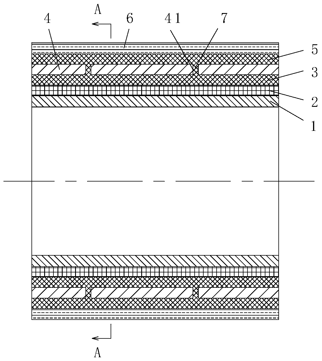 Novel thermal insulation and heat preservation hose and production method thereof