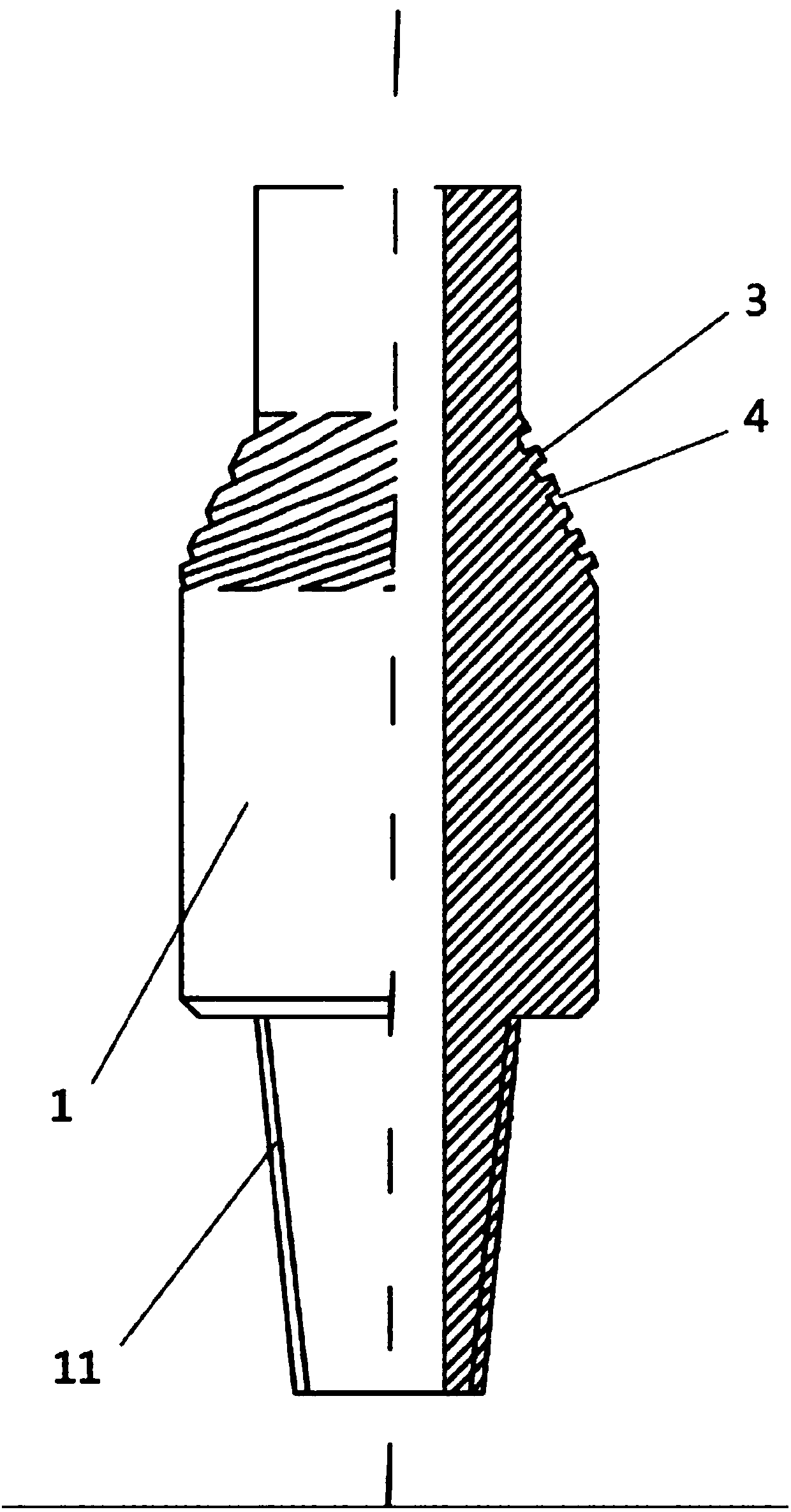 Marine drill pipe connector