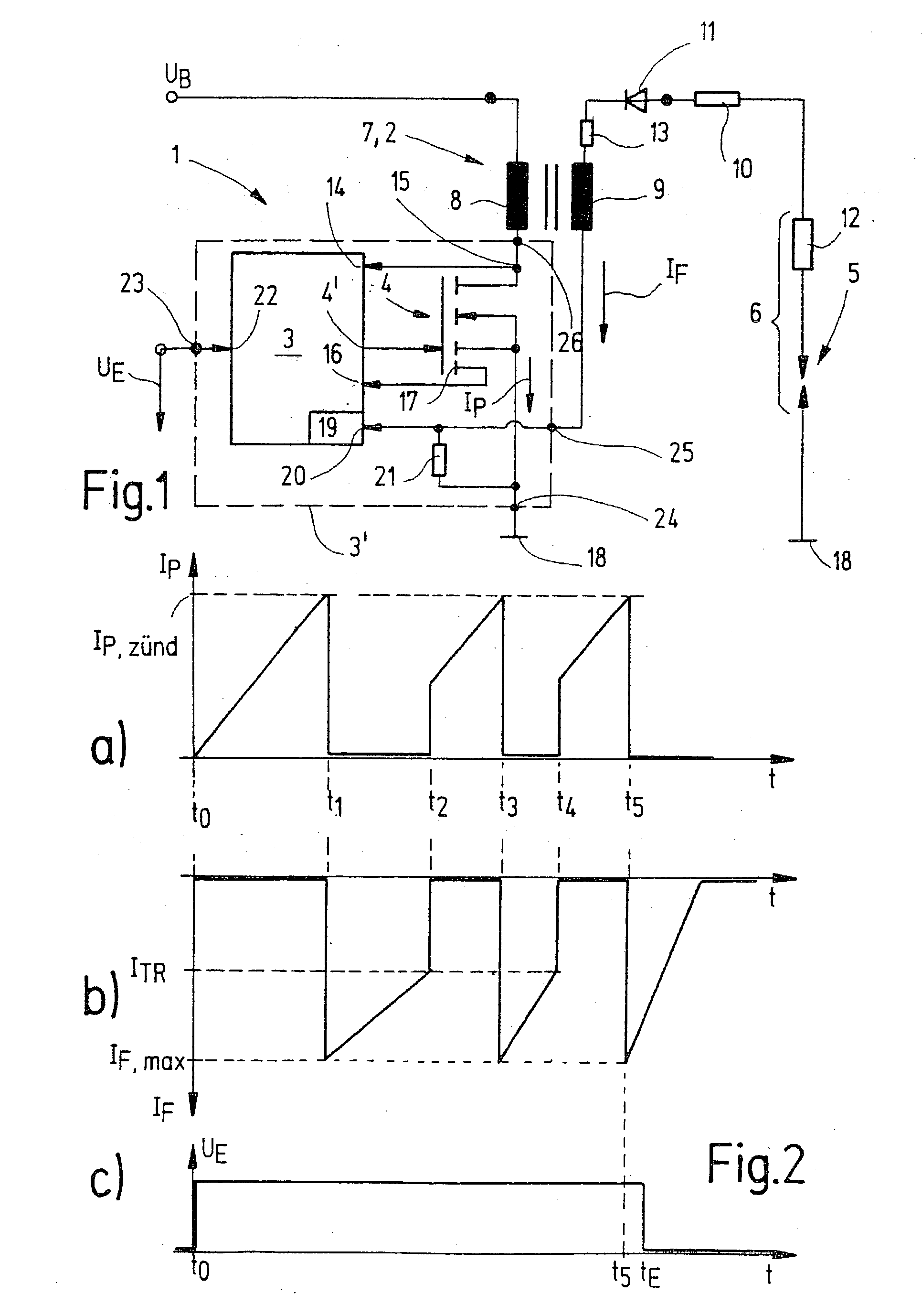 Method for producing a sequence of high-voltage ignition sparks and high-voltage ignition device