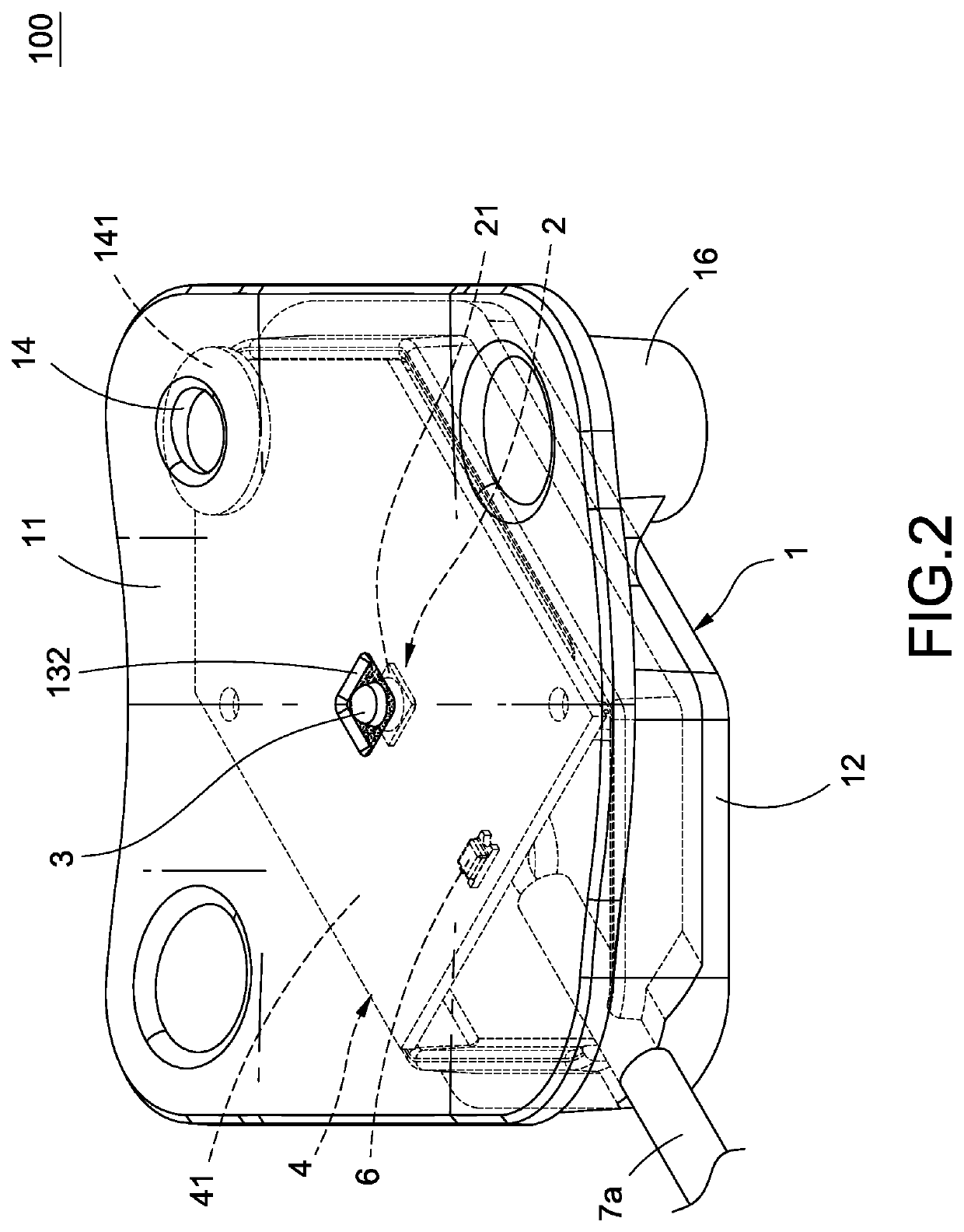 Ultraviolet LED module and container having the same