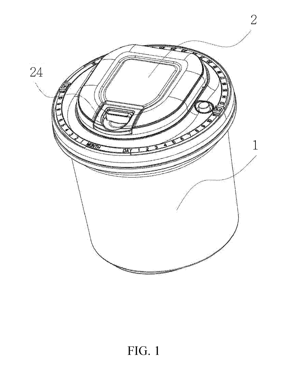 Detachable automatic vacuum storage container