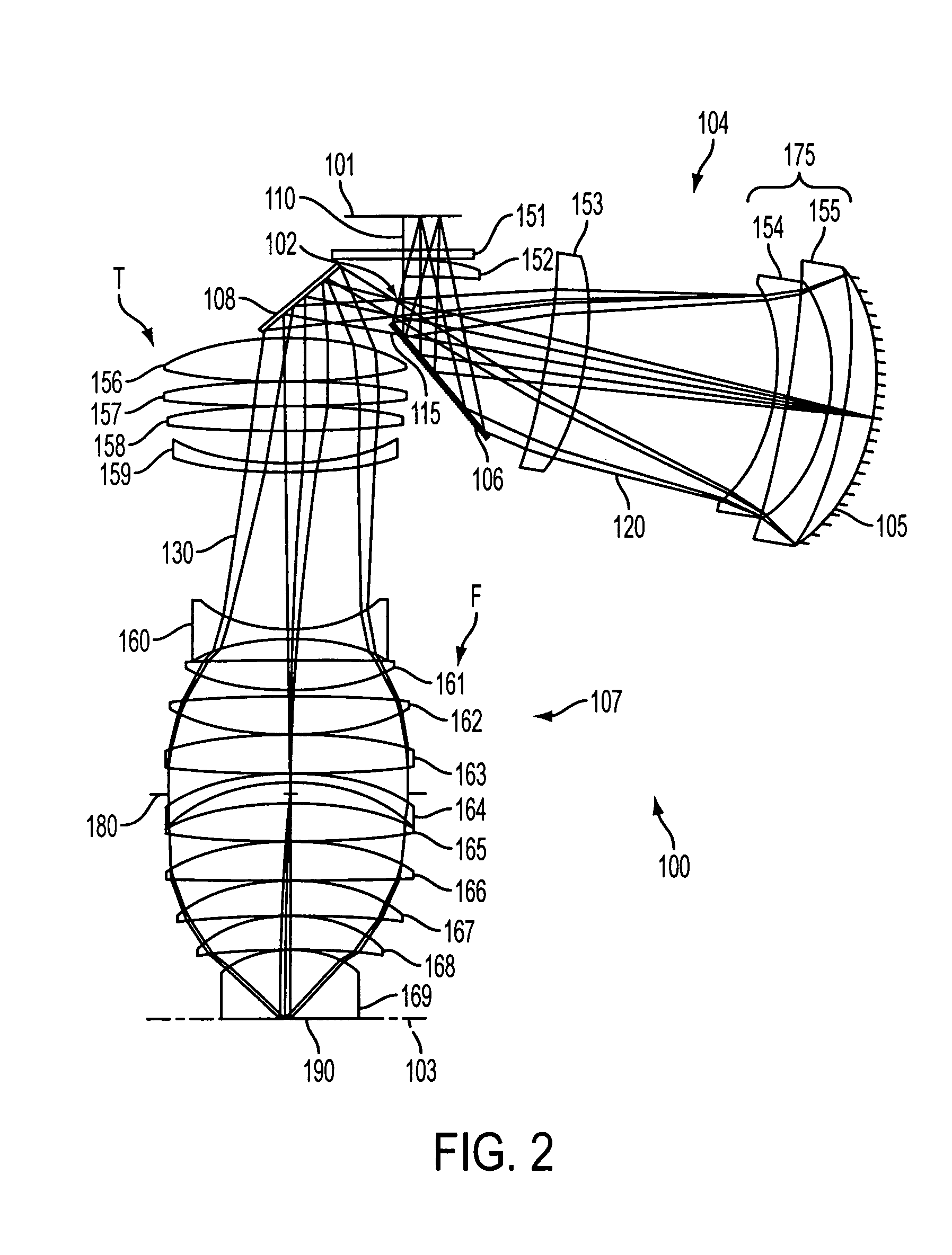 Catadioptric projection objective with geometric beam splitting