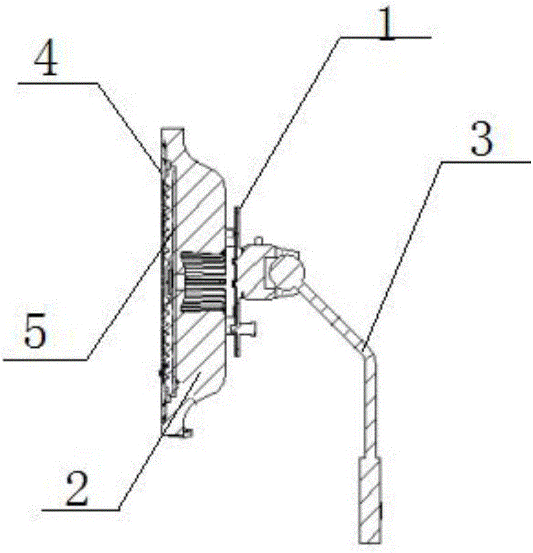 Color-temperature-adjustable LED spot lamp