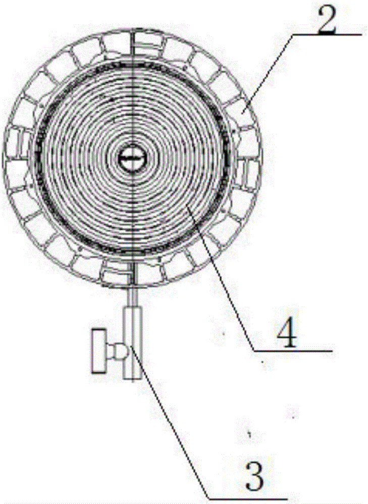 Color-temperature-adjustable LED spot lamp