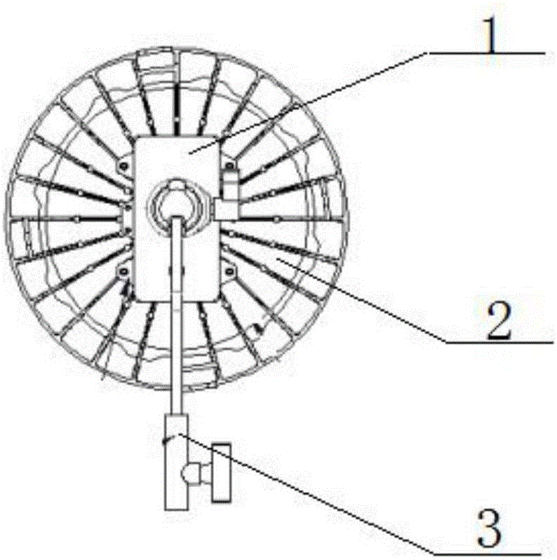 Color-temperature-adjustable LED spot lamp