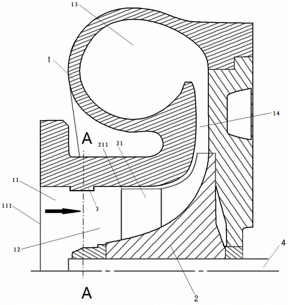 Centrifugal compressor with inlet guide blades and turbocharger