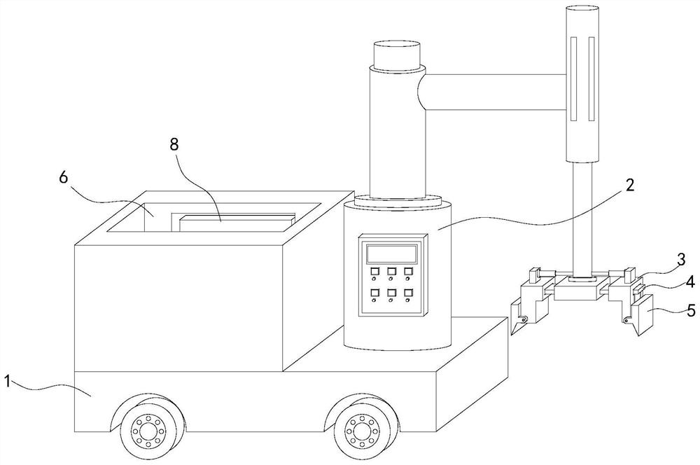 Industrial transfer robot capable of preventing material extrusion