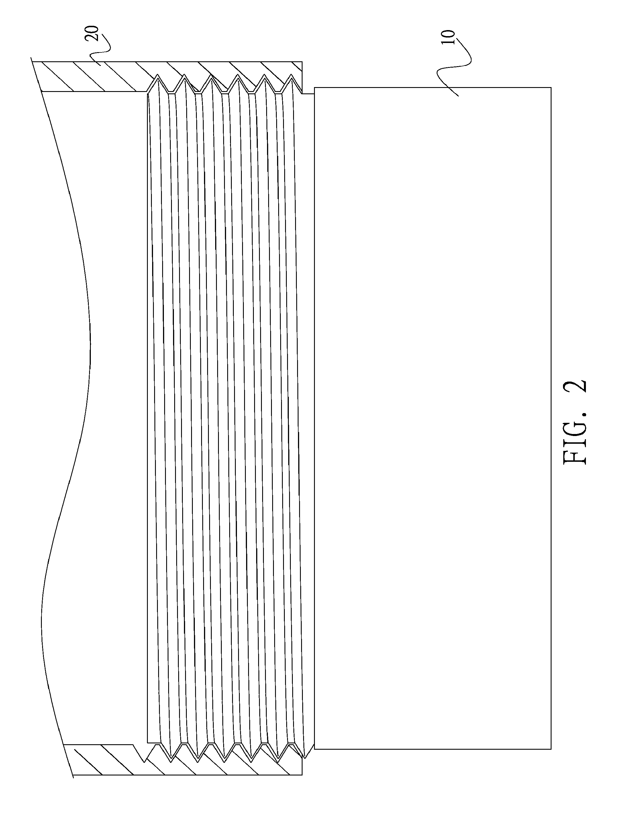 Thread structure of aerator of faucet water outlet