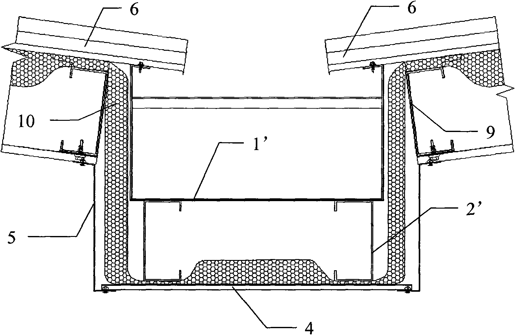 Roof gutter system capable of generating slope