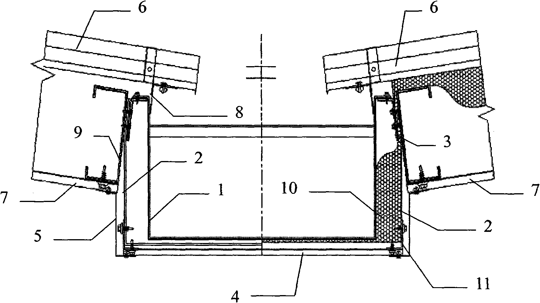 Roof gutter system capable of generating slope