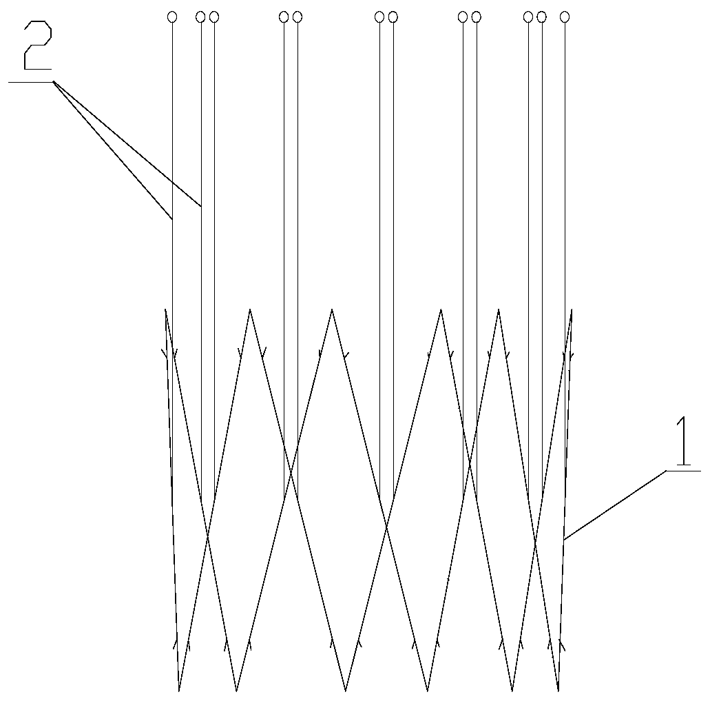 Temporary inferior vena cava filter with no need of removing