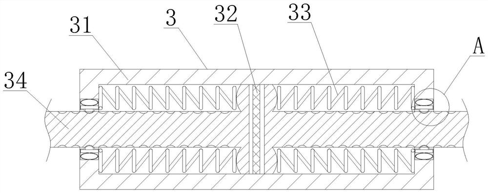 A water surface bridge pier column detection device