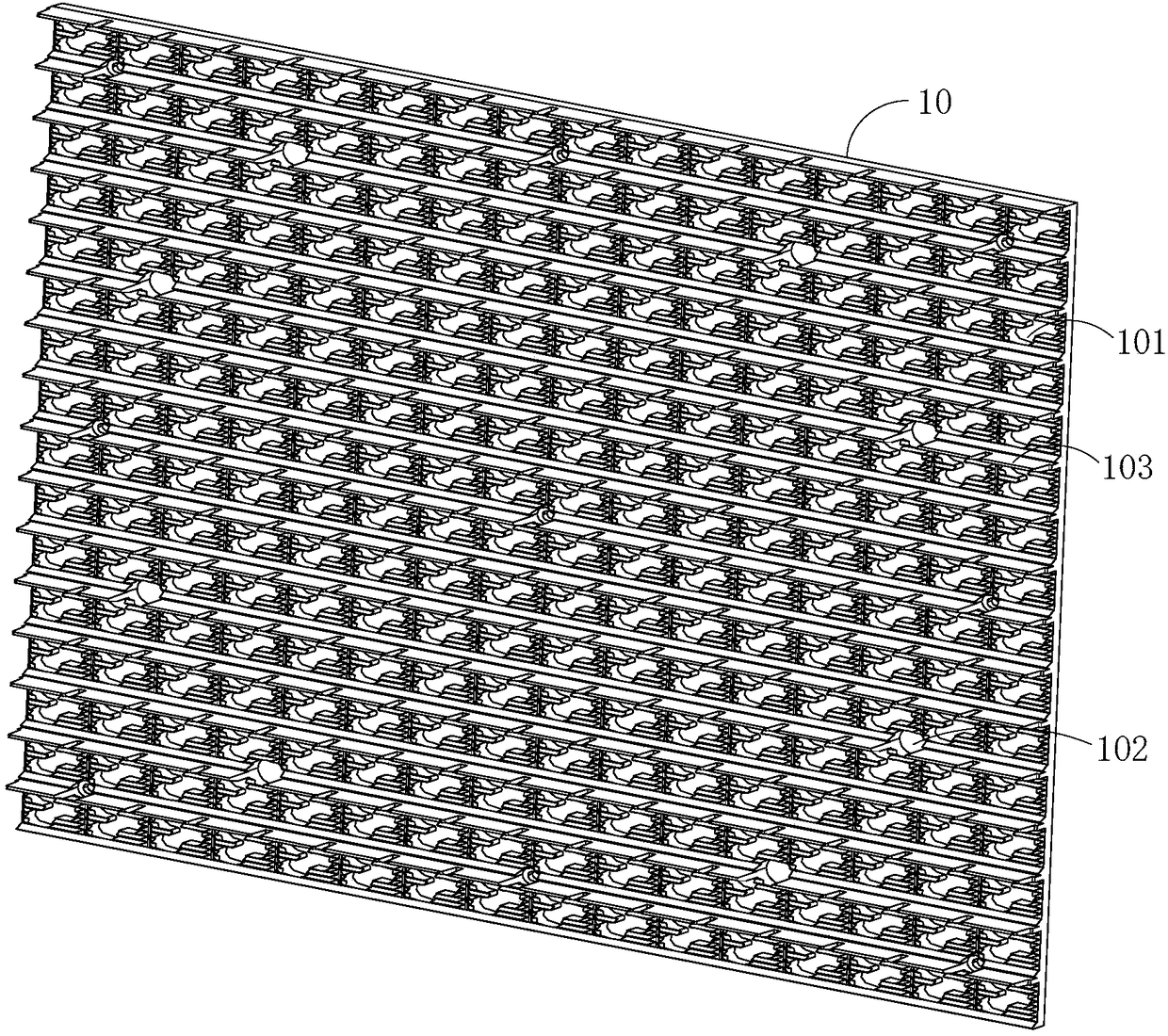 LED display screen mask and method for manufacturing same