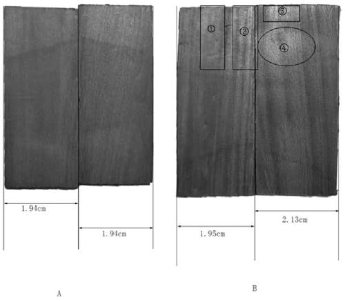 Dyeing processing method of pencil board of color wood hole pen and the color wood hole pen thereof