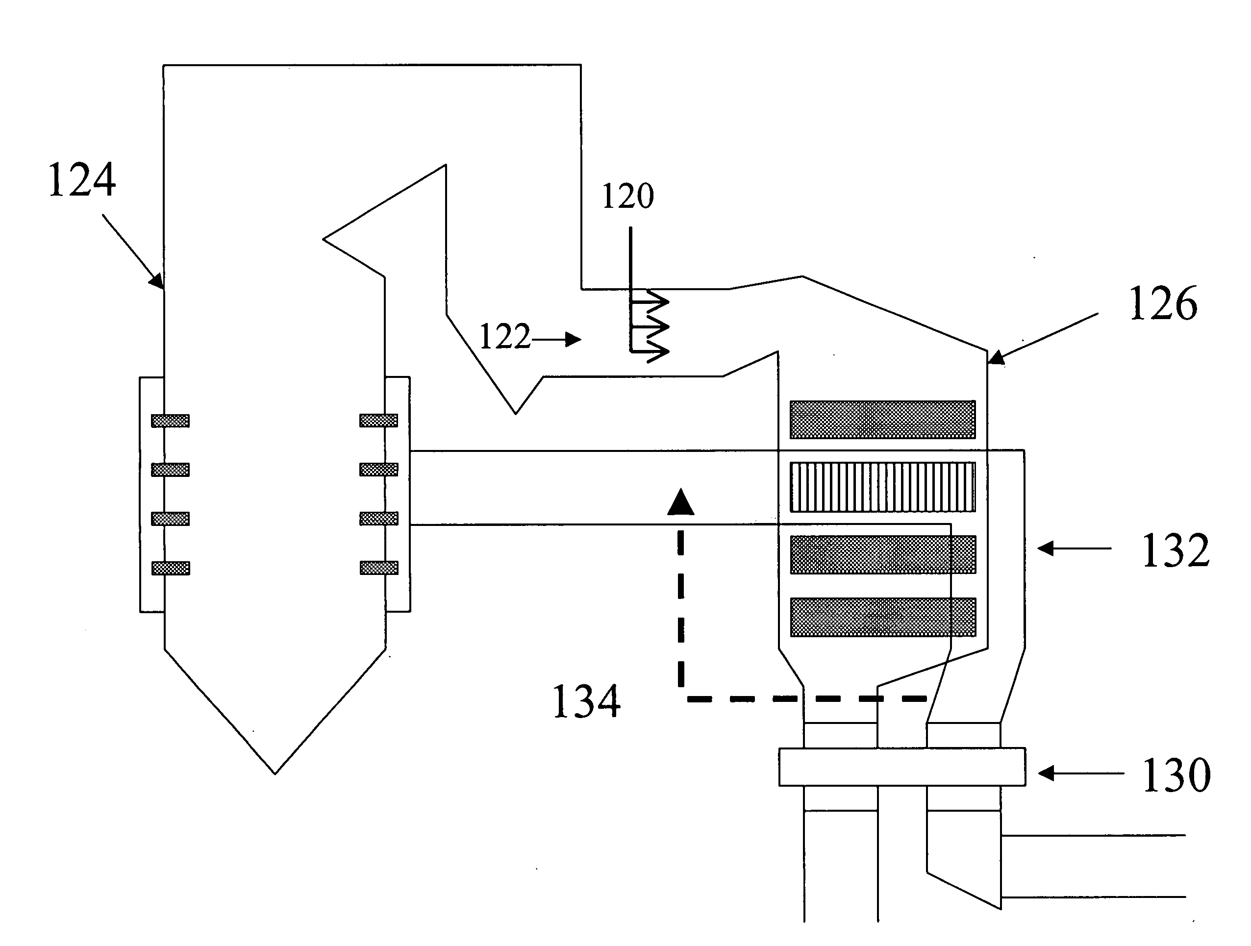 Multi-stage heat absorbing reactor and process for SCR of NOx and for oxidation of elemental mercury