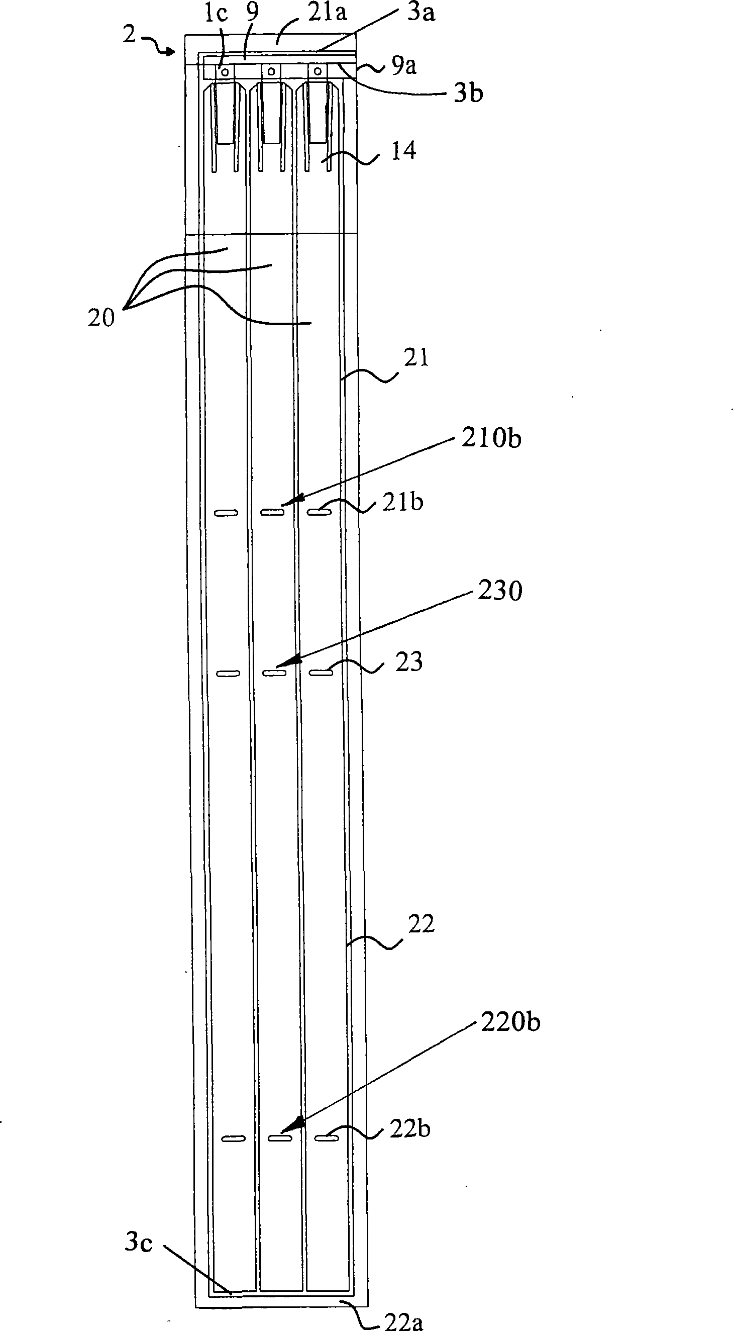 Suspended bed type air antivibration sleeve