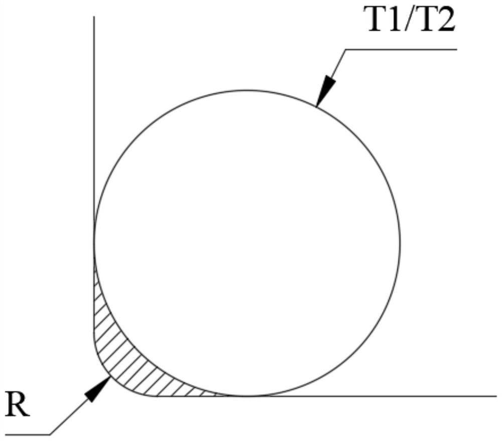 A kind of processing method of deep cavity clearing angle