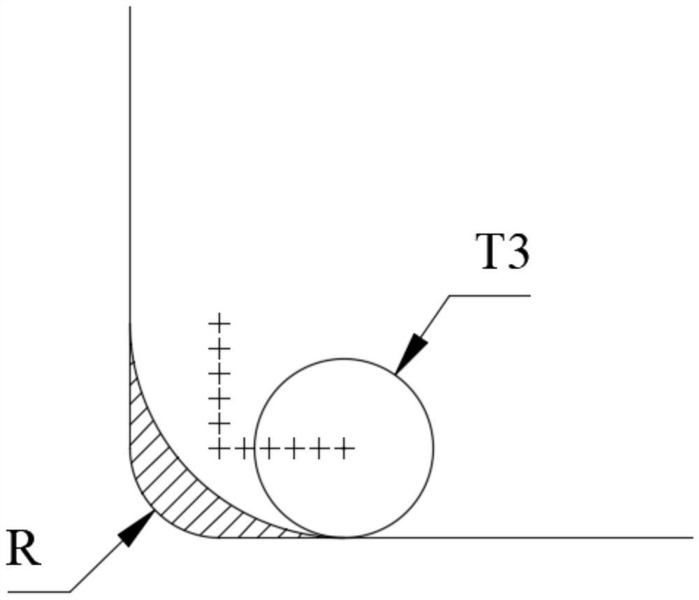 A kind of processing method of deep cavity clearing angle