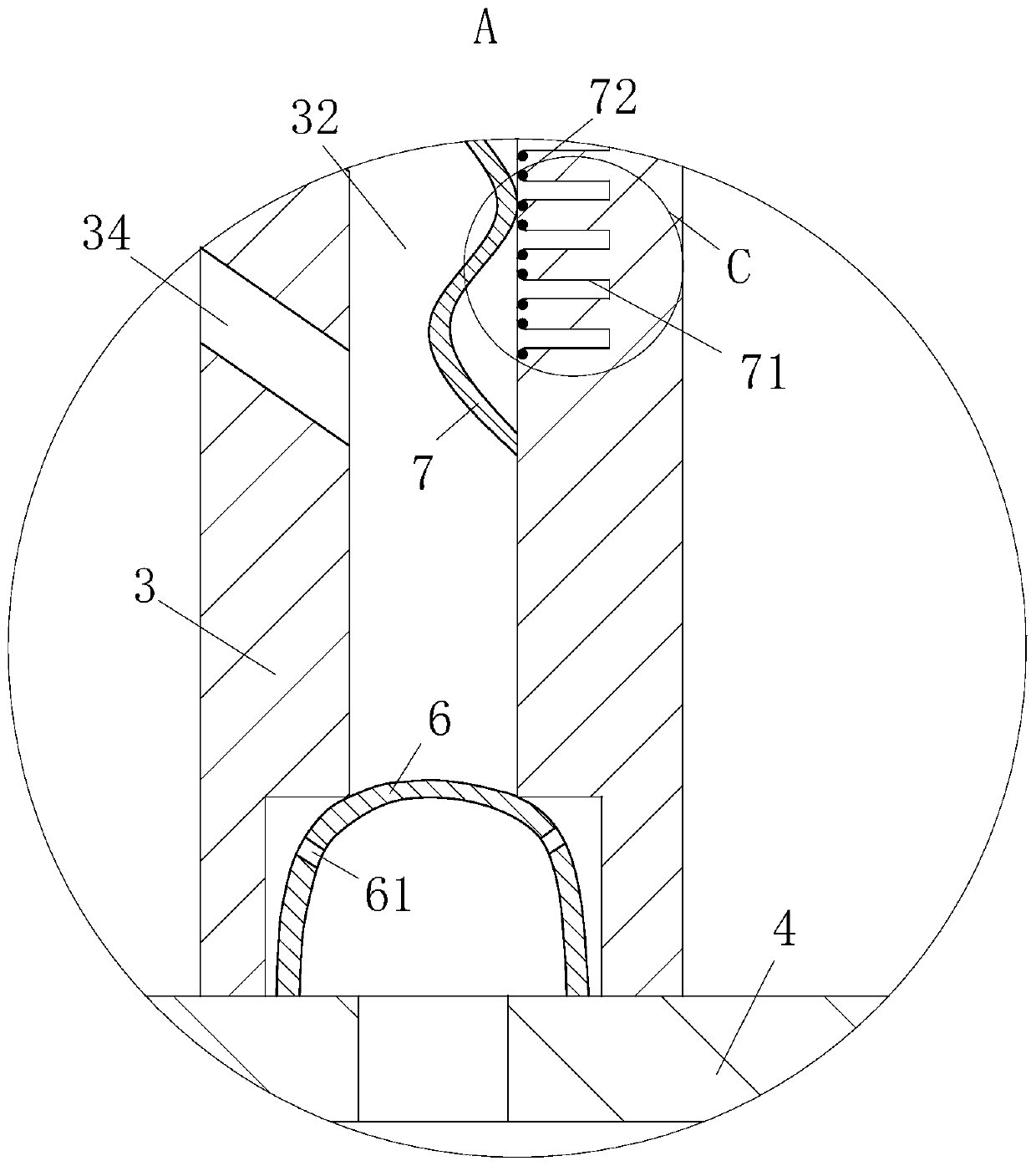 High temperature resistant smoke and heat exhaust ventilator