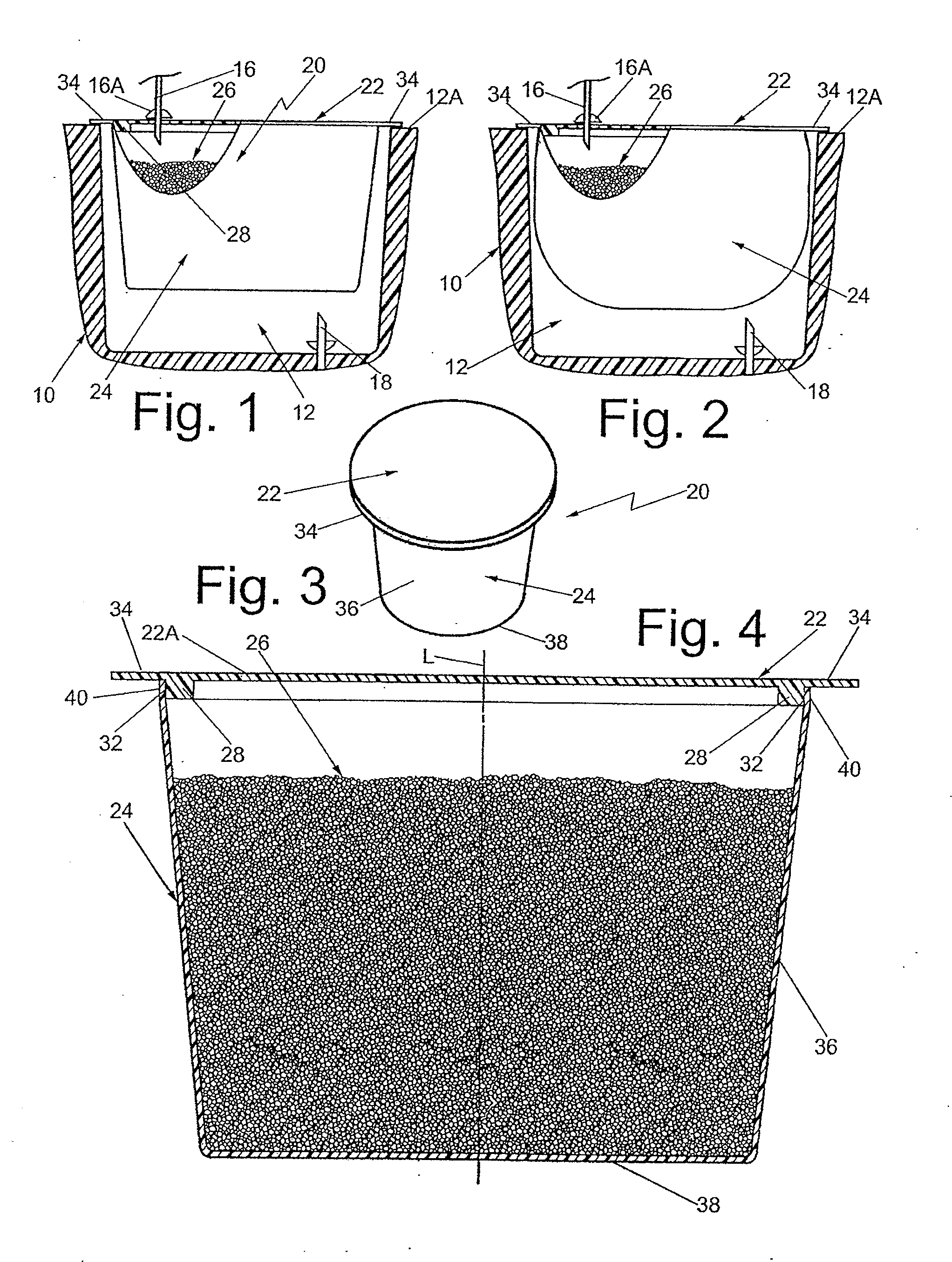 Single brew beverage cartridge system including same and method of use