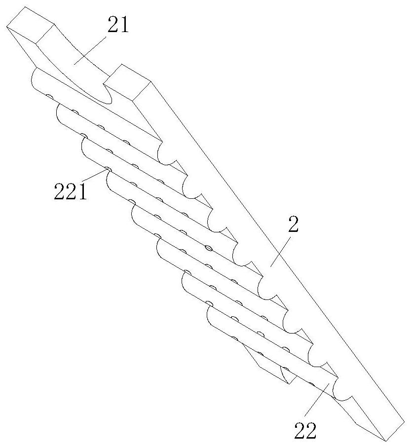 Liquid evaporator for air conditioner