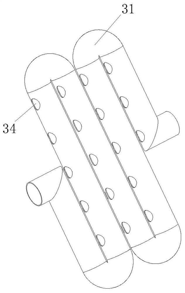 Liquid evaporator for air conditioner