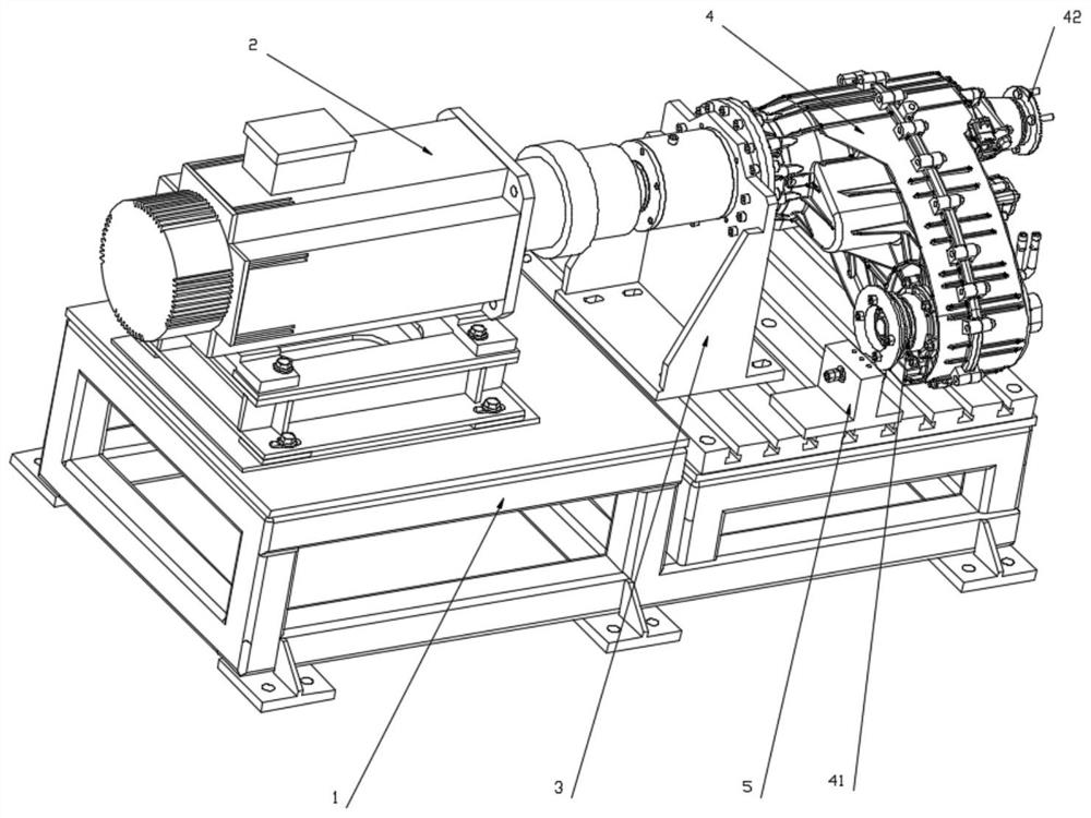 Differential locking mechanism test method and rack