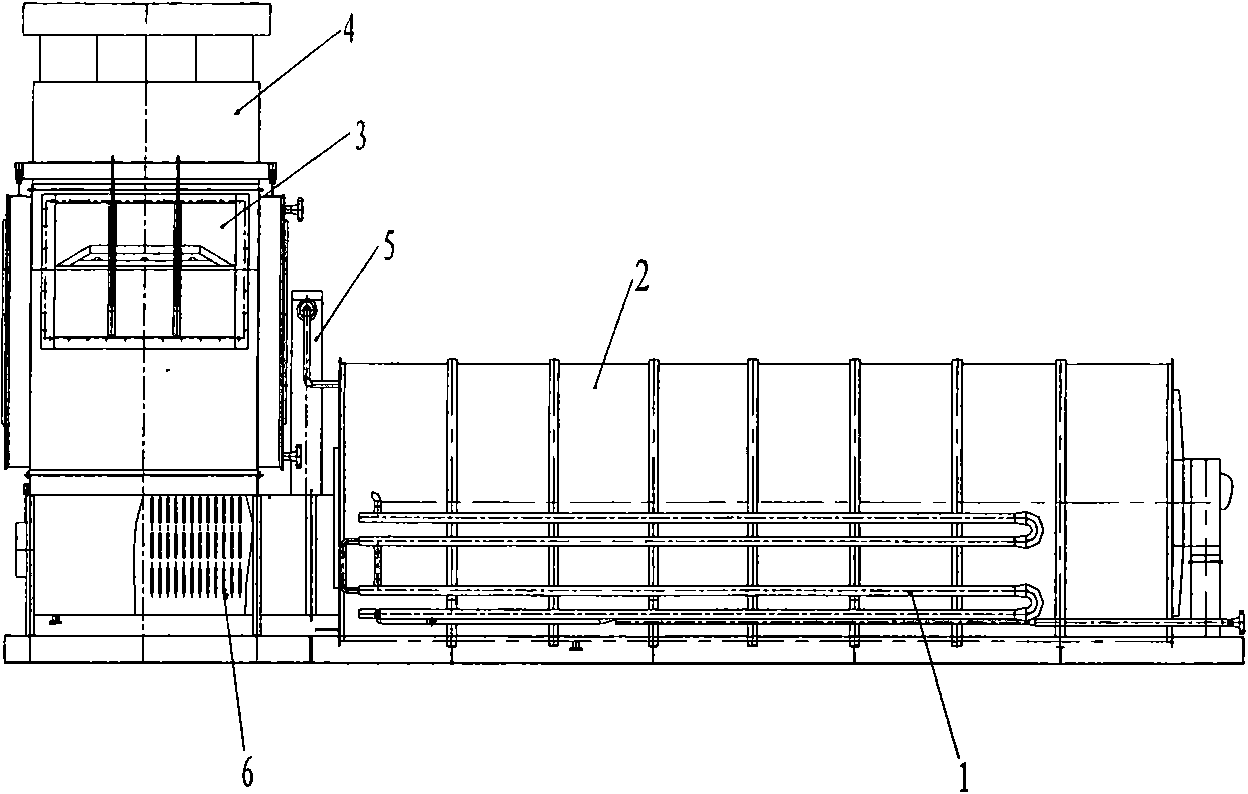 Steam-injection boiler used for producing high-dryness superheated steam