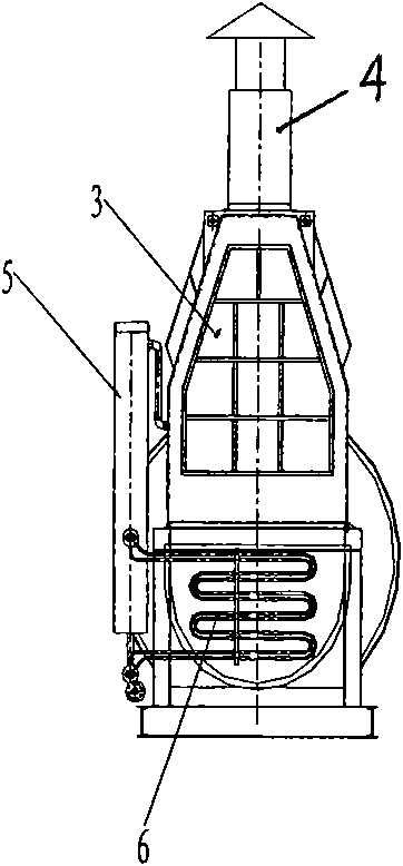 Steam-injection boiler used for producing high-dryness superheated steam