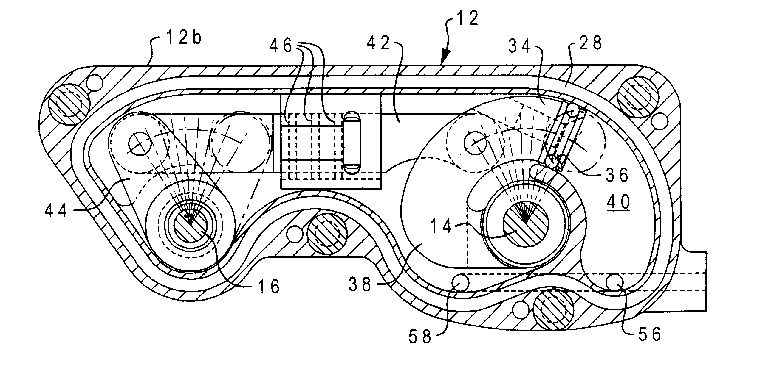 Compact hydraulically-operated derailleur shifting system for bicycles