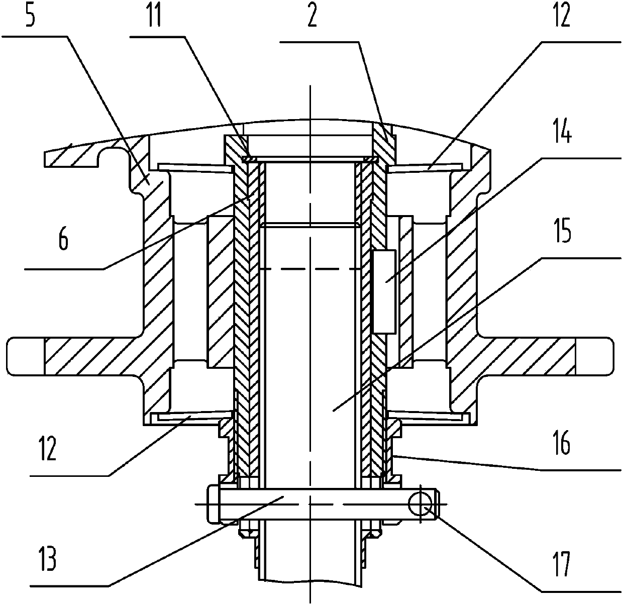 Derailment automatic braking apparatus of railway wagon