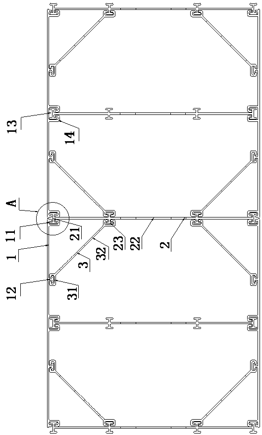 Combined PVC (Poly Vinyl Chloride) building template